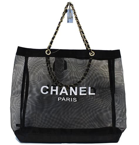 chanel tote beach|chanel tote fabric.